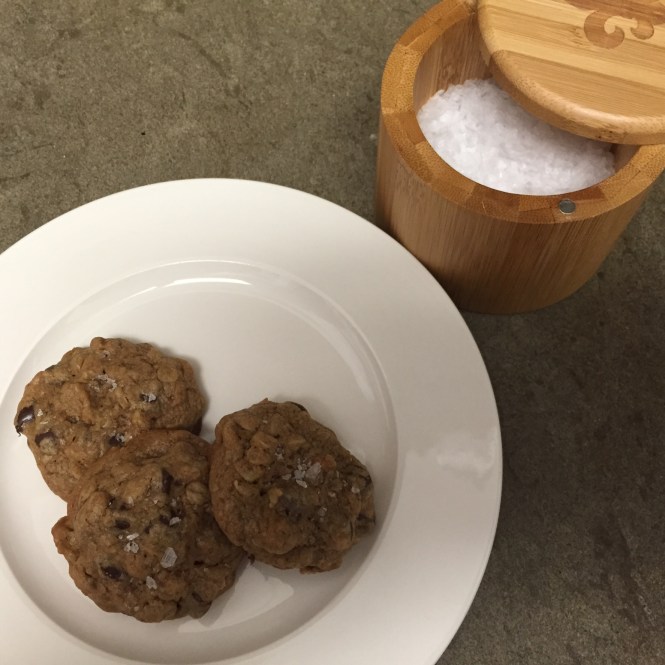 dark chocolate-pecan cookies